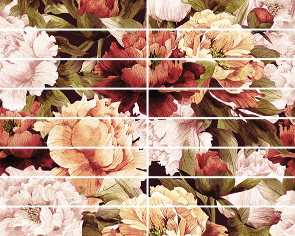 Бордюр Laparet Peony 4х25
