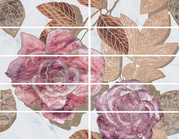 Бордюр Laparet Argos flowers 7,5х25