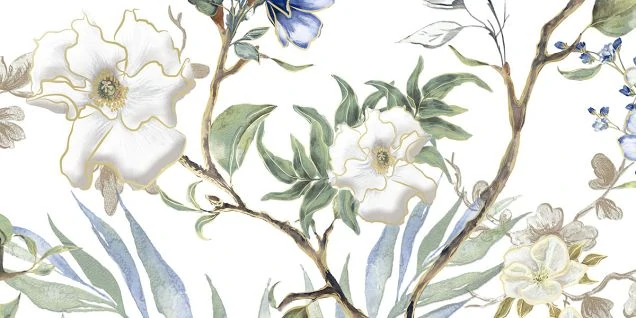 Панно Alma Ceramica PWU09SVA1 из 2 плиток Salvia 49.8x50