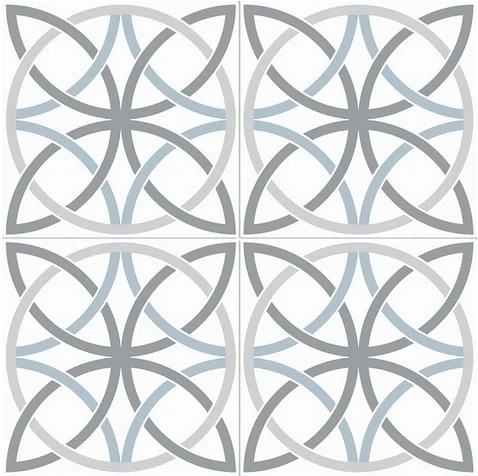 Плитка Dualgres DG_CH_B_WH Chic Collection BOSHAM WHITE 45x45