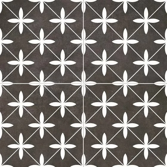 Плитка Dualgres DG_CH_P_BL Chic Poole Black 45x45
