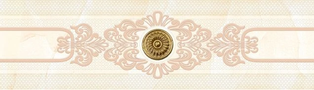 Бордюр Eurotile 608 MARBELIA центр 7х245