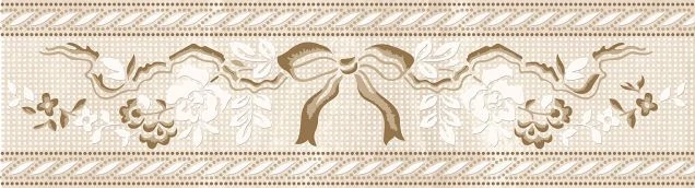 Бордюр Eurotile 767 DIANA бантик 8х29.5