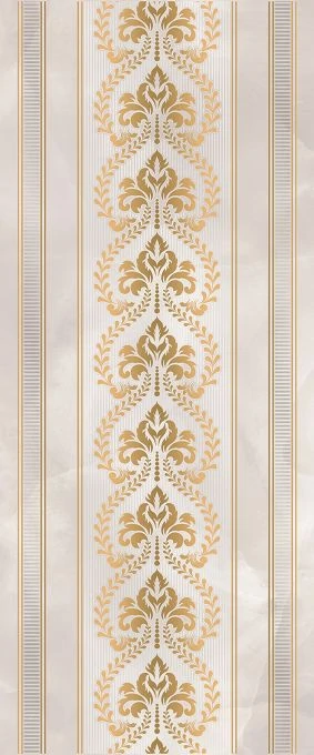 Декор Global Tile 10300000202 Декор Neo Chic gold бежевый 02 25x60