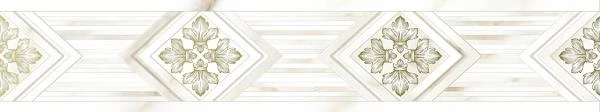 Бордюр Global Tile 10200000102 Calacatta Gold Бордюр 40x7,5