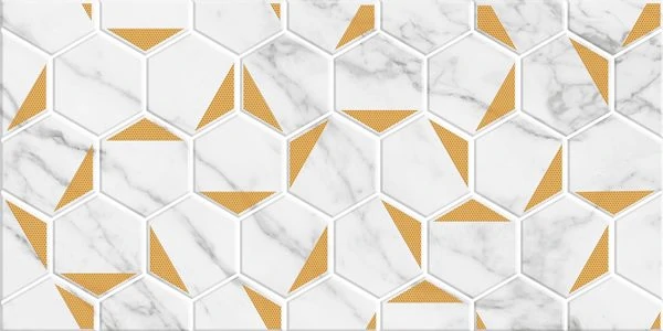 Декор Березакерамика Marble Gold белый 30х60