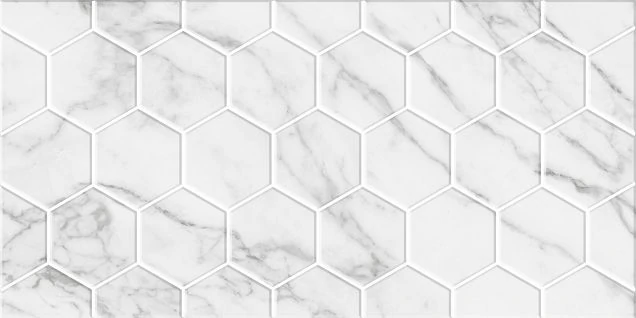 Декор Березакерамика Marble Гексо белый 30х60