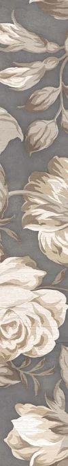 Бордюр LB-Ceramics 1506-0100 Fiori Grigio 2 9х60