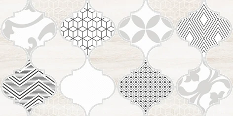 Декор LB-Ceramics 1641-8625 Мореска 1 бежевый 20х40