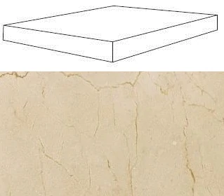 Ступень Atlas Concorde Supernova Stone Cream Scalino laterale dx 33x120 620070000764