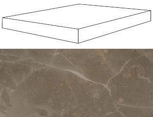 Ступень Atlas Concorde Supernova Stone Grey Scalino laterale dx 33x120 620070000766