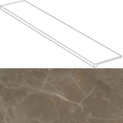 Ступень Atlas Concorde Supernova Stone Grey Scalino laterale sx 33x120 620070000770