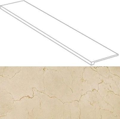 Ступень Atlas Concorde Supernova Stone Cream Scalino laterale sx 33x120 620070000768