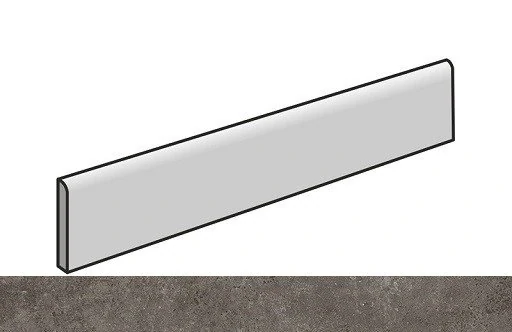 Плинтус Atlas Concorde 610130004527 Drift Grey Battiscopa/Дрифт Грей 7.2x80