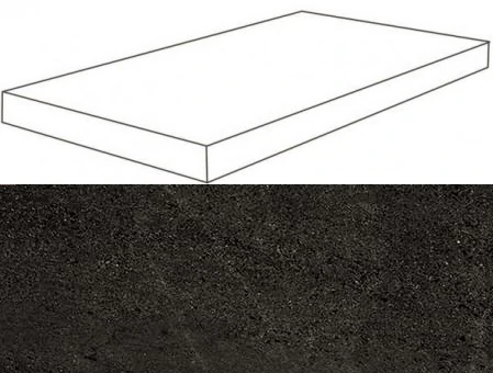 Ступень Atlas Concorde Wise Dark Scalino Angolare DX 33x120 620070001103