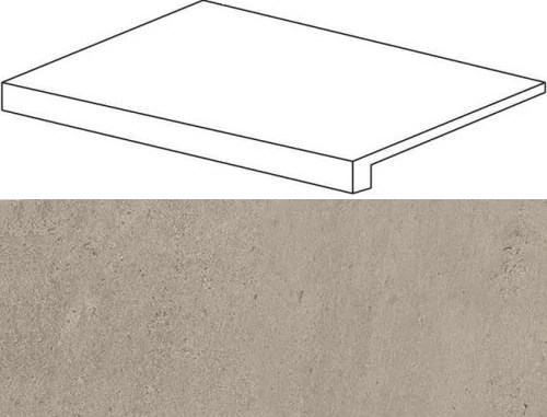 Ступень Atlas Concorde Wise Silver Grey Scalino Frontale Lap 33x60 620070001111