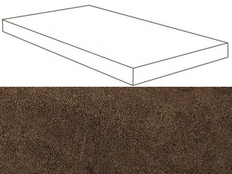 Ступень Atlas Concorde Wise Moka Scalino Angolare SX 33x60 620070001137