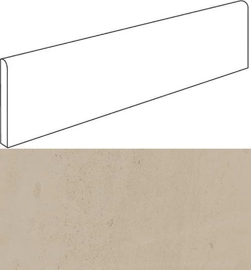Плинтус Atlas Concorde 610130002163 Wise Sand Battiscopa 7.2x60