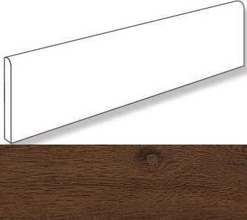 Плинтус Atlas Concorde 610130000495 Oak Reserve Dark Brown Battiscopa 7,2x60