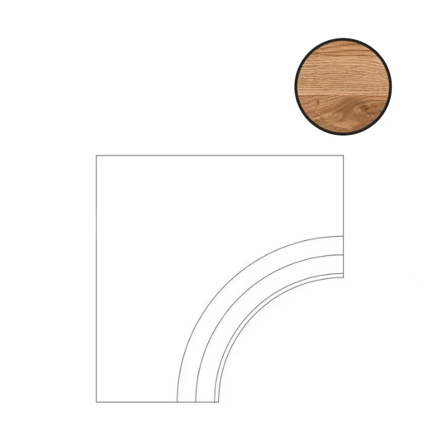 Ступень Atlas Concorde Rive Dolce Riva Bordo Curvilineo Svasato R30 60x60 620090000944