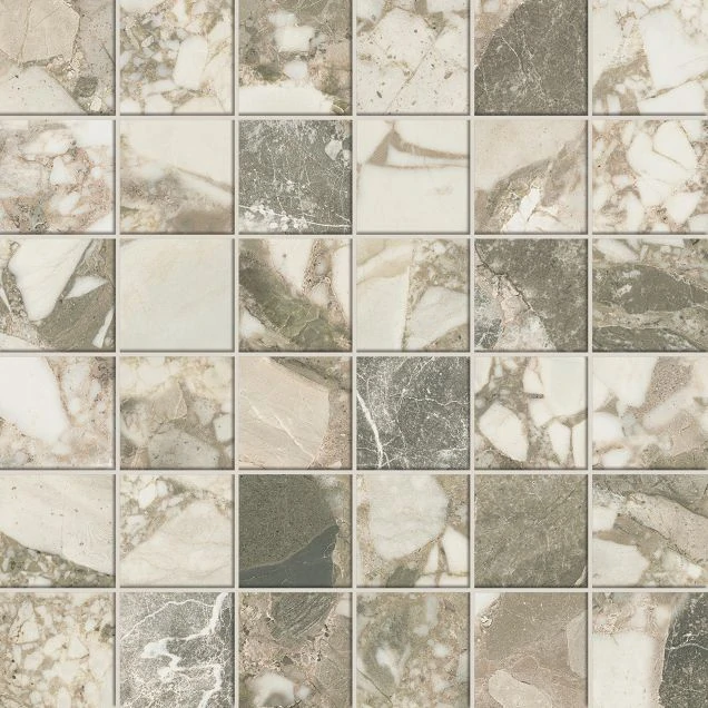 Мозаика Atlas Concorde Forte dei Marmi Ceppo Apuano Cream Mosaic 610110001074
