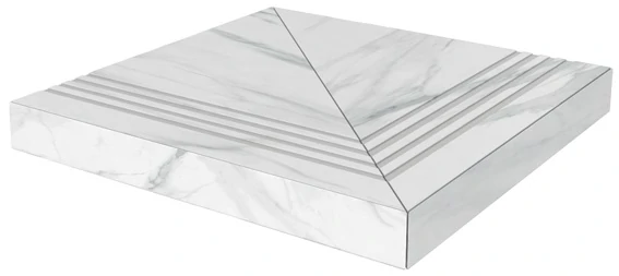 Ступени Kerama Marazzi Монте Тиберио Угловая клееная лаппатированный 9мм 33x33 SG507122R/GCA