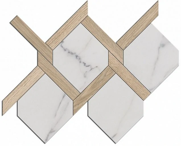 Декор Kerama Marazzi ID75 Монте Тиберио наборный обрезной 49.5x42.3