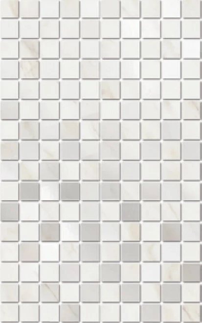 Декор Kerama Marazzi MM6359 Гран Пале белый мозаичный 25х40