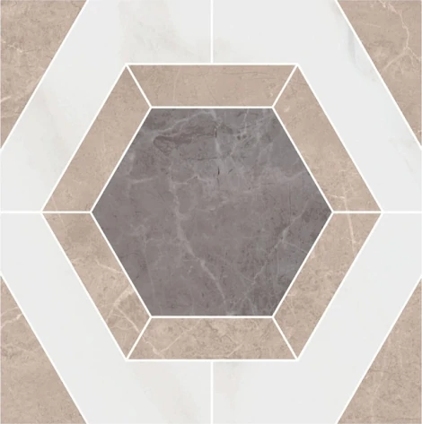Декор Kerama Marazzi ID101 Гран Пале наборный 25,1х25,1