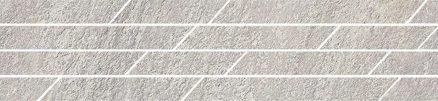 Бордюр Kerama Marazzi SG144/004T Гренель серый мозаичный 46,8x9,8x0,9