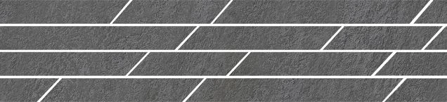 Бордюр Kerama Marazzi SG144/005T Гренель серый темный мозаичный 46,8x9,8x0,9