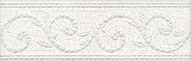 Бордюр Kerama Marazzi HGD/A127/12103R Борсари орнамент обрезной 25х8
