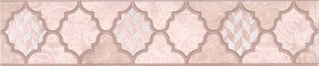 Бордюр Kerama Marazzi ОР/В27/6334 Фоскари розовый глянцевый 25x5,4