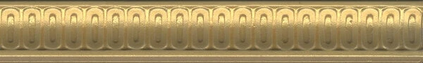 Бордюр Kerama Marazzi BOA005 Борромео золото 25x4