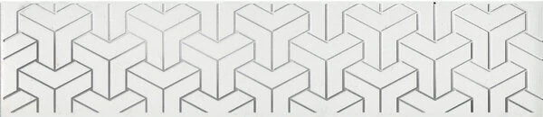 Бордюр Kerama Marazzi AD/A569/6397 Ломбардиа белый 25x5.4