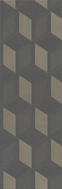 Декор Kerama Marazzi HGD/B428/12144R Морандо серый темный обрезной 25x75