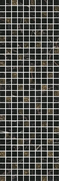 Декор Kerama Marazzi MM12111 Астория черный мозаичный 25x75