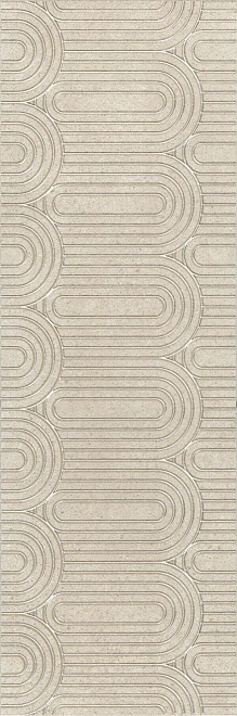 Декор Kerama Marazzi OP/C201/12138R Безана серый светлый обрезной 25x75