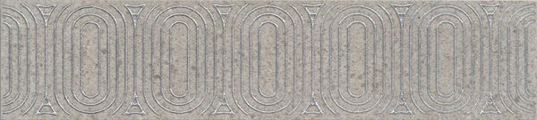 Бордюр Kerama Marazzi OP/B206/12137R Безана серый обрезной 25x5.5