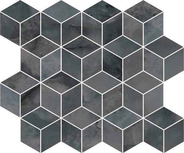 Мозаика Kerama Marazzi Джардини Серый темный мозаичный T017/14024