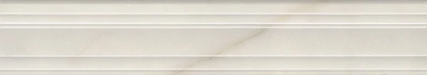 Бордюр Kerama Marazzi BLF001R Багет Греппи белый 40x7.3