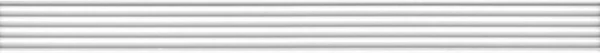 Бордюр Kerama Marazzi LSA013R Монфорте белый структура обрезной 40x3.4