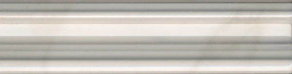 Бордюр Kerama Marazzi BLB042 Багет Висконти белый 20x5