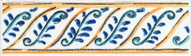 Бордюр Kerama Marazzi STG/A462/5232 Капри майолика 20х6.3