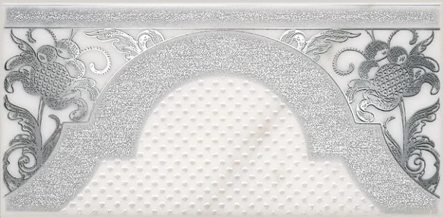 Декор Kerama Marazzi HGD/A266/16071 Фрагонар белый 7.4x15