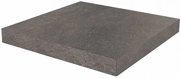 Ступени Kerama Marazzi Про Стоун Угловая клееная антрацит 9мм 33x33 DD600620R/GCA