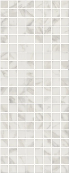 Декор Kerama Marazzi MM7203 Алькала белый мозаичный 50x20