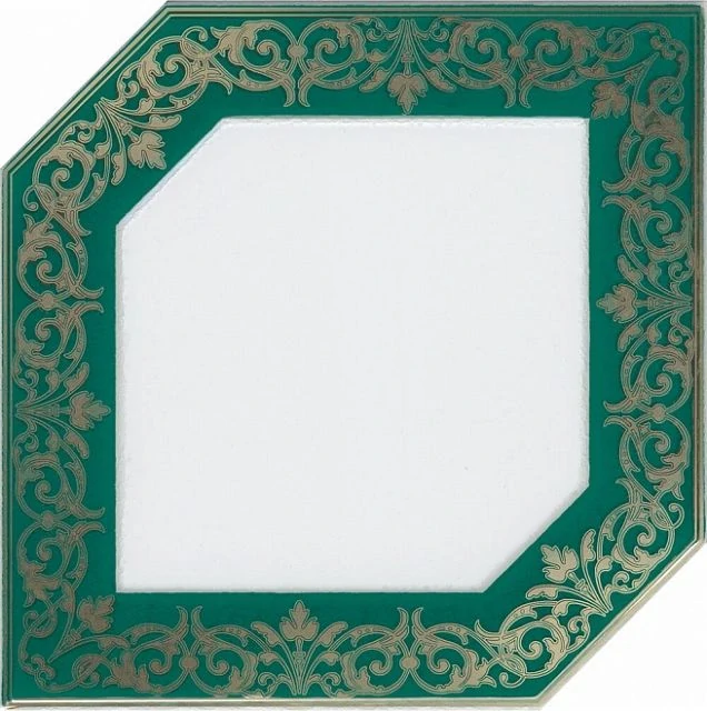Декор Kerama Marazzi HGD/D250/18000 Клемансо зеленый 15x15
