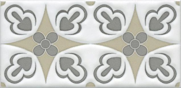 Декор Kerama Marazzi STG/A620/16000 Клемансо орнамент 7.4x15