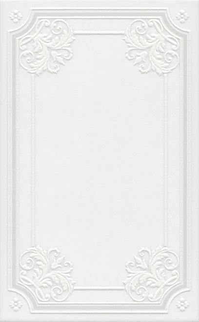 Декор Kerama Marazzi STG/A560/6304 Петергоф белый 25х40